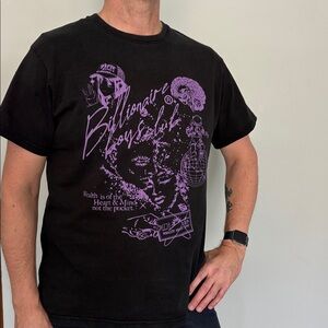 Billionaire Boys Club graphic shirt with logo - Wealth Heart Mind- Peace
